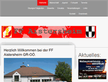 Tablet Screenshot of ff-aistersheim.at